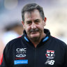 St Kilda coach Ross Lyon comes to terms with another disappointing performance by his team.