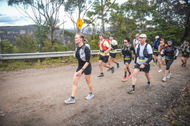 The writer on the dirtbag trail: Trail running involves as much walking as running.