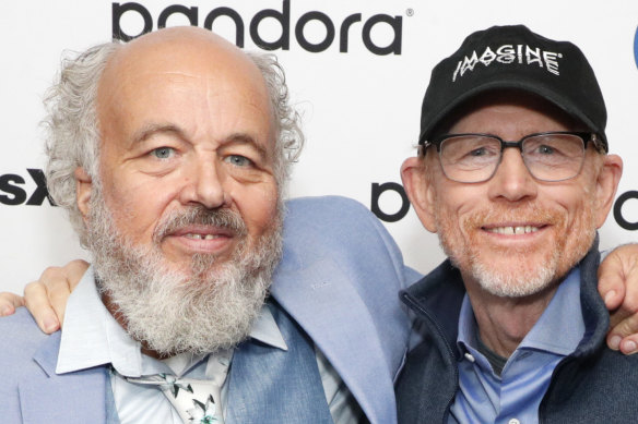 Clint Howard with his brother Ron.