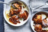 Golden syrup dumplings.