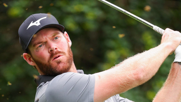 CHARLOTTE, NORTH CAROLINA - MAY 09: Grayson Murray hits a tee shot on the 14th hole during the first round of the Wells Fargo Championship at Quail Hollow Country Club on May 09, 2024 in Charlotte, North Carolina. (Photo by Andrew Redington/Getty Images)