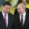 Xi Jinping and Vladimir Putin in 2019.