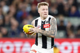 Collingwood’s Jordan De Goey.