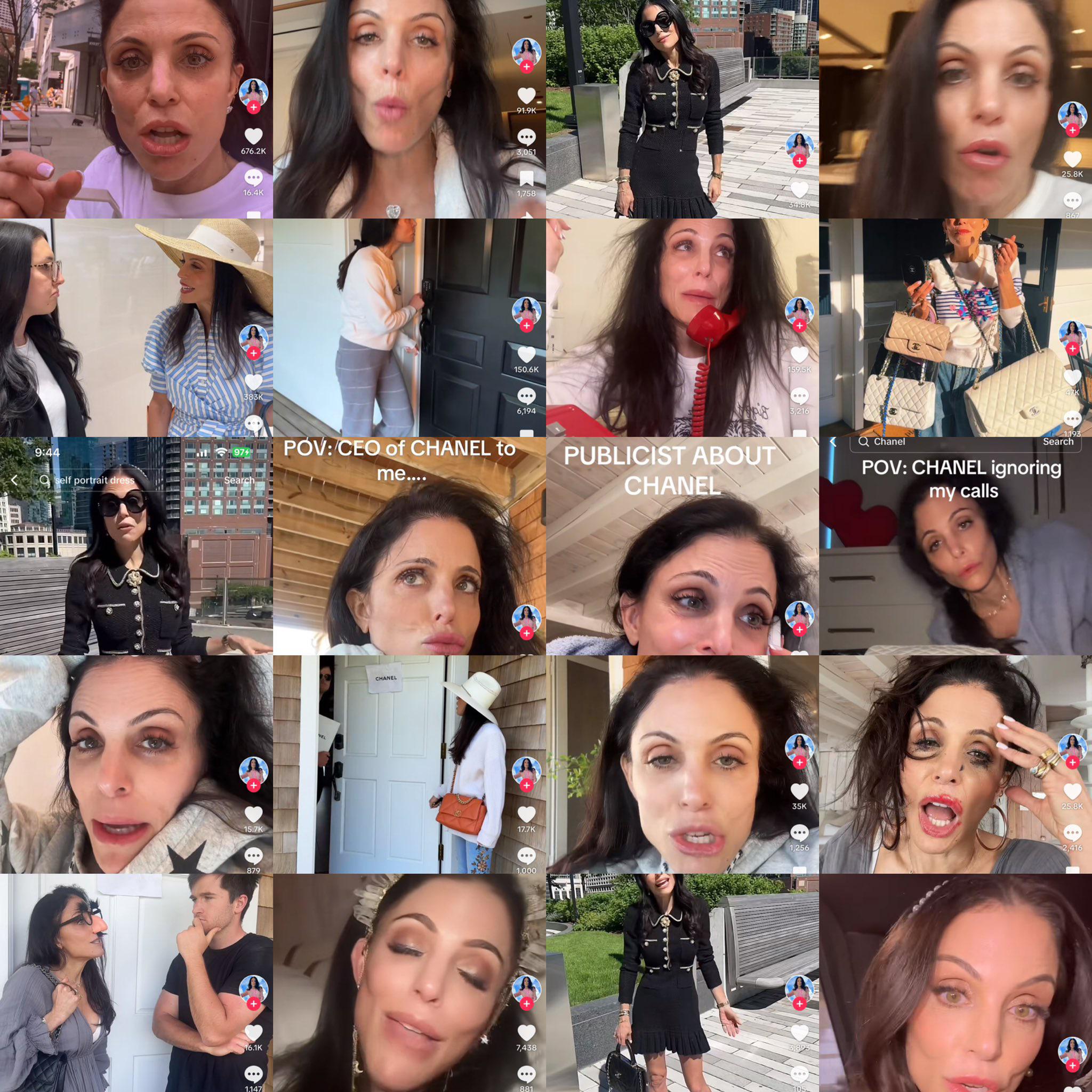 r/BravoRealHousewives - Bethenny has done over 20 TikToks now about Chanel.