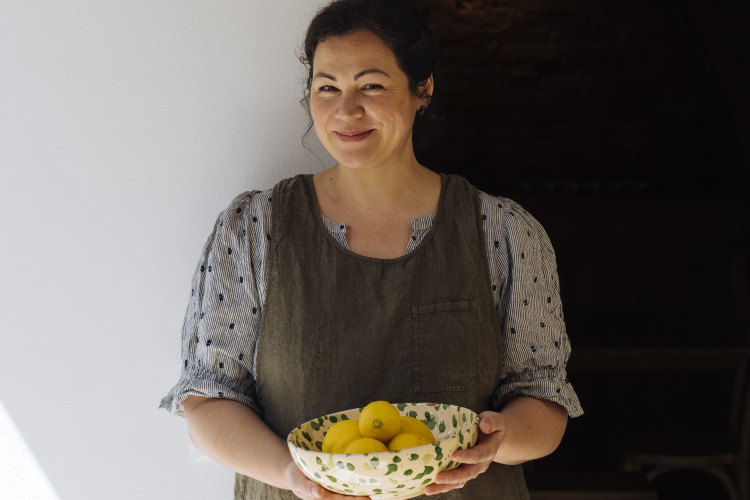 Australian-Japanese food writer Emiko Davies, from Enoteca Marilù cooking school in Tuscany.