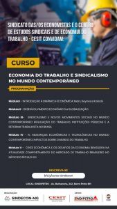 Curso de Economia do Trabalho e Sindicalismo no Mundo Contemporâneo