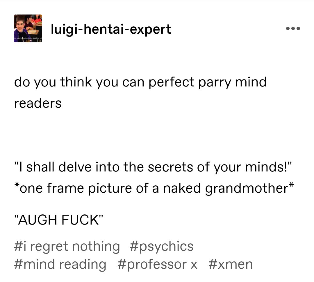 r/CuratedTumblr - Jean Grey gonna just hear the smash bros parry sfx