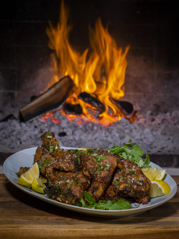 LAMB CHOPS WITH SUNDRIED TOMATO PESTO AND BUTTER