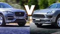 2018 Jaguar F-Pace 25t R-Sport v Porsche Macan (4cyl) comparison