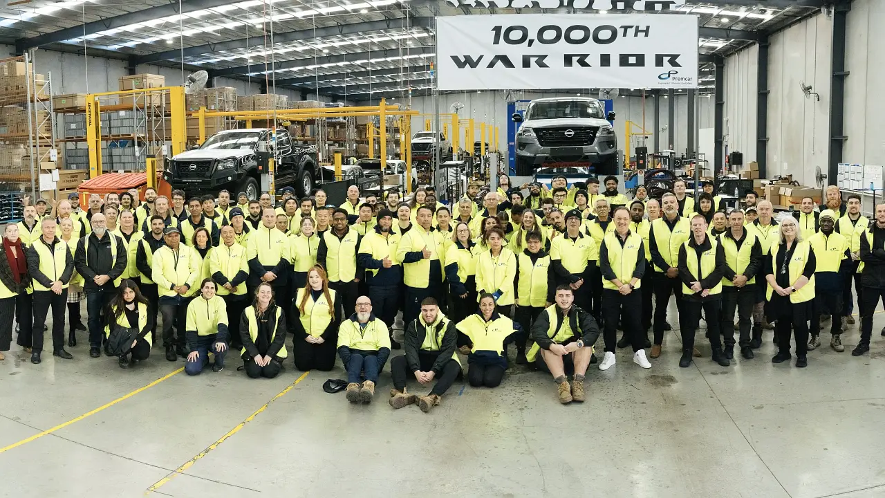 Premcar marks 10,000 Nissan Navara and Patrol Warriors produced in Melbourne