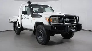 used Toyota Landcruiser 4.5L Diesel Single Cab Cab Chassis 4XD Manual WA