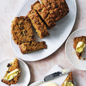 Helen Goh’s Morning glory loaf cake.