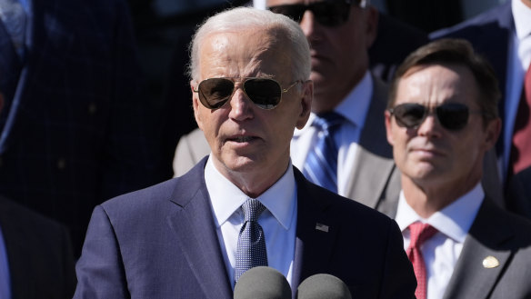 President Joe Biden at the White House.