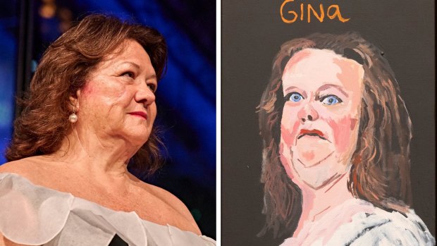 Forget Namatjira, this is the portrait Gina Rinehart wants you to see