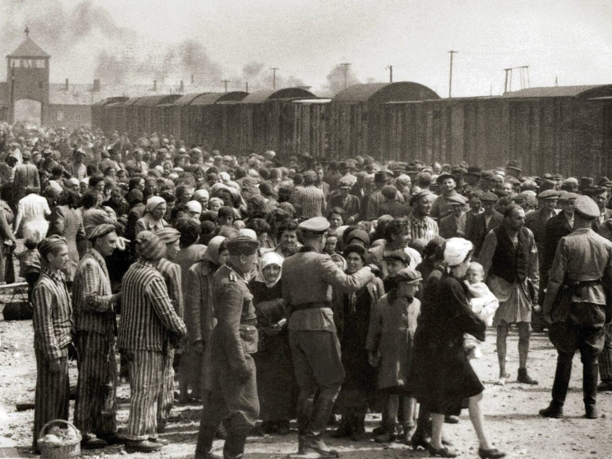 Scene from Auschwitz-Birkenau, 1944