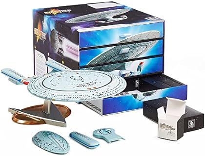 CC Countdown Characters by Numskull 2023 Star Trek USS Enterprise Collectible Figure - Official Star Trek Merchandise - Bu...