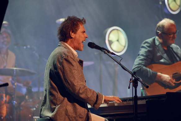 Tim Freedman plays with The Whitlams Black Stump at Factory Theatre last Friday night.