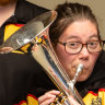 Members of the City of Dandenong Brass Band.