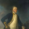 John Webber's painting of Captain James Cook in the National Portrait Gallery.