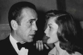 Humphrey Bogart and Lauren Bacall.