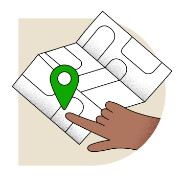 Browsing Location Illustration