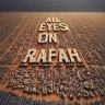 The “All Eyes on Rafah” post, believed to have been created by AI, that has been shared by millions of users on Instagram.