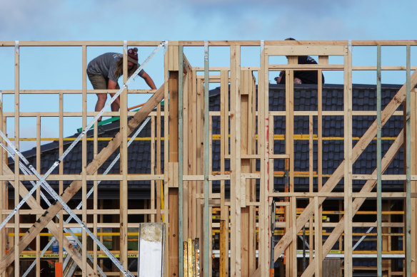 Fewer new homes are being built even as the Australian population soars.