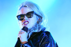 Sky Ferreira performs at the 50th Roskilde Festival on June 30, 2022 in Roskilde, Denmark.