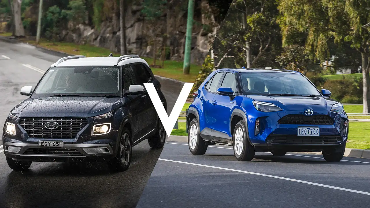 2021 Hyundai Venue Elite v Toyota Yaris Cross GX 2WD comparison