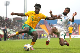 Socceroos scrape 2-0 win over Bangladesh, Irankunda makes debut