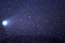 Halley’s Comet over Uluru in 1986.