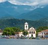 The Church Igreja de Santa Rita de Cassia in Paraty, Brazil.