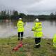 NSW residents returning to flood-hit homes have been urged to take care and watch for damage. (HANDOUT/NSW RURAL FIRE SERVICE)