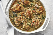 Adam Liaw’s chicken fricassee recipe.