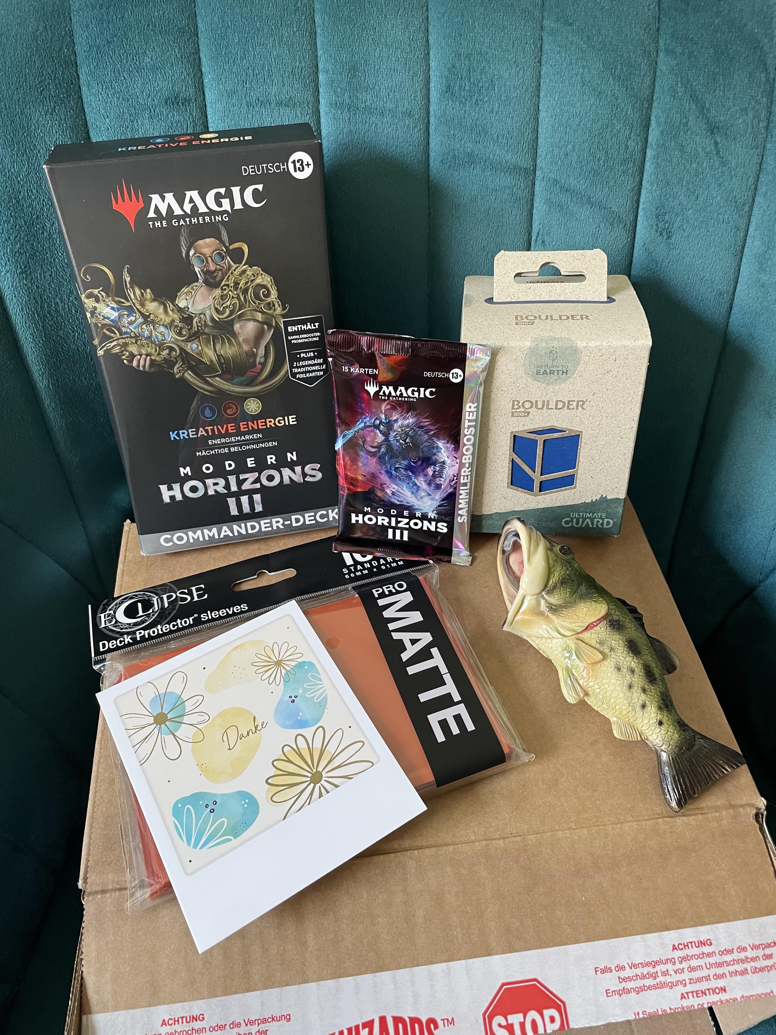 r/mtg - friend has no idea he’s coming home to this.