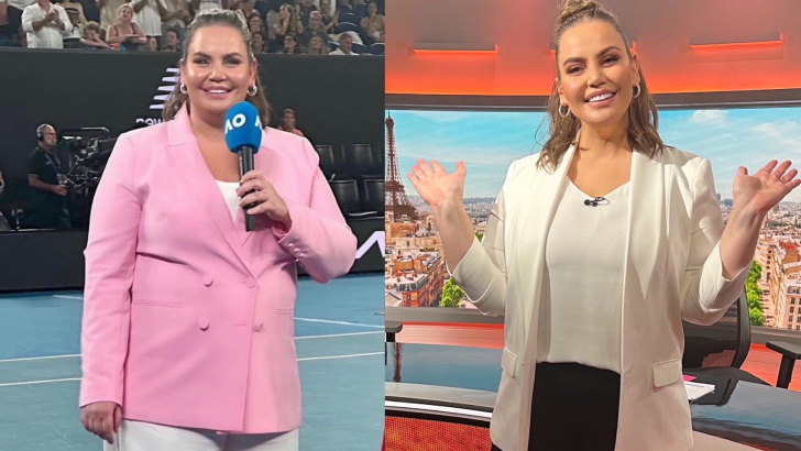 Instagram side-by-side of Jelena Dokic for use in an opinion piece.
