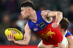 Lions star Lachie Neale learned to break tags in his early days at Fremantle.