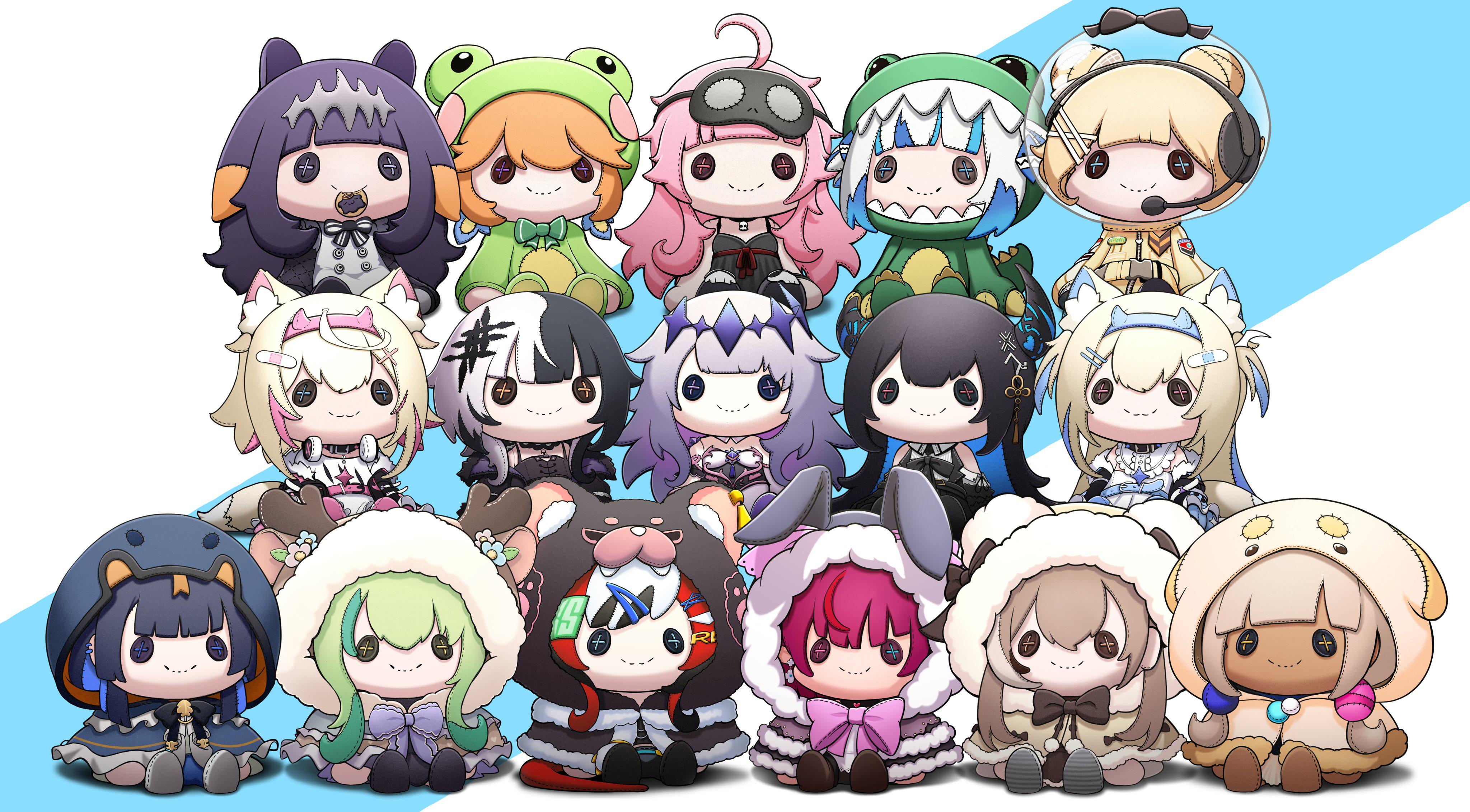 r/Hololive - which one are you taking home :3 (clero_art)