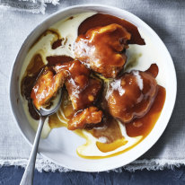 Golden syrup dumplings.