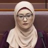 Fatima Payman in the Senate last month.