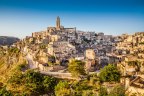 The ancient southern Italian town of Matera (Sassi di Matera).