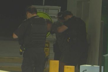 Moment police take down accused Mackay shooter