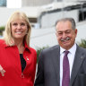 Cindy Hook and Brisbane 2032 President Andrew Liveris.