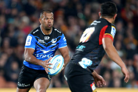 Kurtley Beale on the attack for the Force.