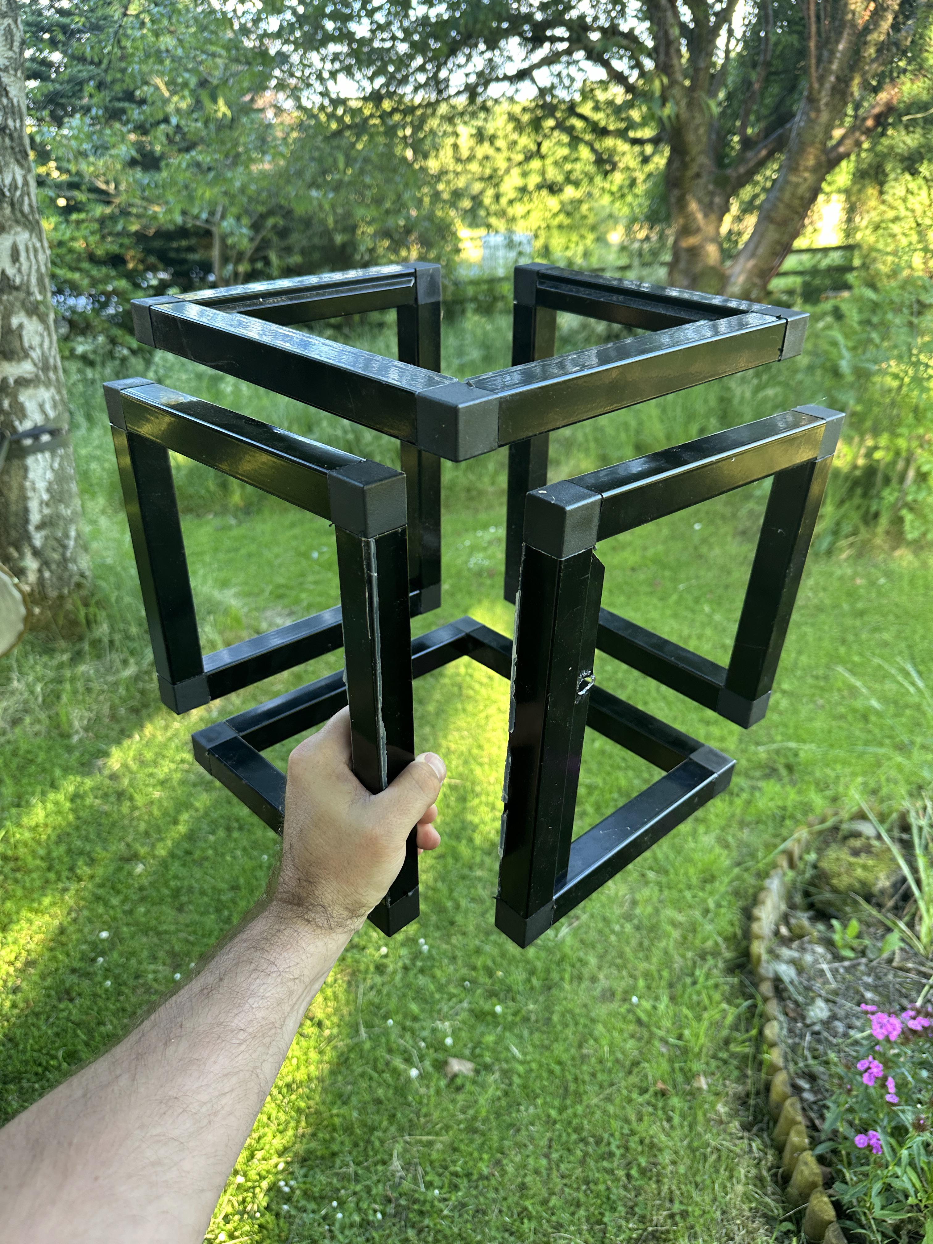 r/Damnthatsinteresting - Made this coffee table frame thing today. Thought it looked cool