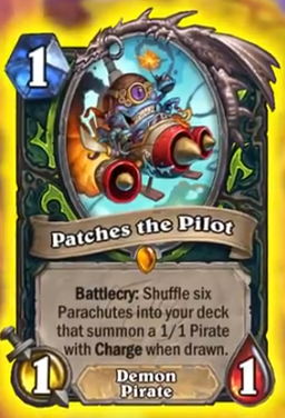 r/hearthstone - New Demon Hunter Legendary: Patches the Pilot