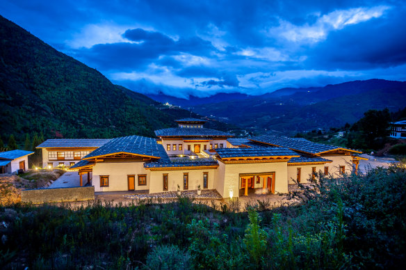 Bhutan Spirit Sanctuary in Paro includes a daily wellness treatment in the room rate. 