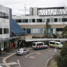 A man has allegedly stabbed staff at Westmead hospital.