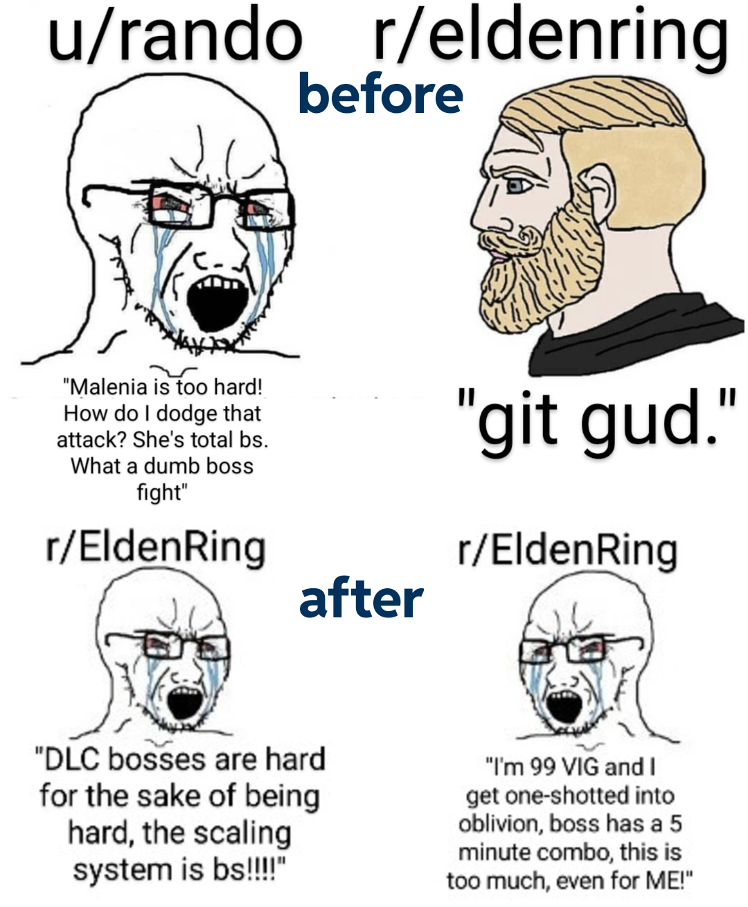 r/Eldenring - Us before and after the DLC release