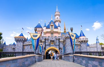 ANAHEIM, CA - APRIL 06: General views of Sleeping Beauty Castle at Disneyland on April 06, 2024 in Anaheim, California.  (Photo by AaronP/Bauer-Griffin/GC Images)